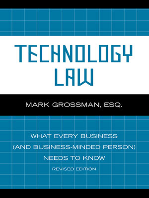 cover image of Technology Law